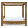 The Maharaja King Size Solid Sheesham Wood Poster Bed - Image 9