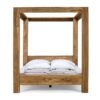 The Maharaja King Size Solid Sheesham Wood Poster Bed - Image 3