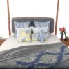 Crimson Wooden Bed - Image 2