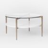 Lorenzo Mid-Century Art Display Round Coffee Table - Image 6