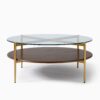 Lorenzo Mid-Century Art Display Round Coffee Table - Image 2