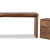 Duncaster Solid Sheehsam Wood Writing / Office Desk - Image 9