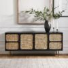 Alice Wooden Tv Unit Media Console ( Black ) - Image 8
