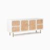 Alice Wooden Tv Unit Media Console ( White )