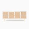 Alice Wooden Tv Unit Media Console ( White ) - Image 3
