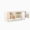 Alice Wooden Tv Unit Media Console ( White ) - Image 4