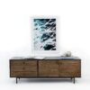Carlon Reclaimed Wood & Lacquer Media Console (70") - Image 10