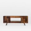 Holden Reclaimed Wood Wedge Leg Console Media Unit (83") - Image 3