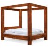 The Maharaja King Size Solid Sheesham Wood Poster Bed - Image 7