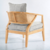 Country One Wooden & Cane Arm Chair - Image 4